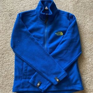 North Face - blue fleece sweater